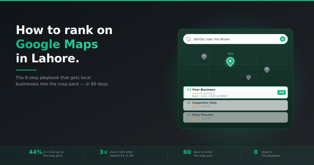Google Maps ranking guide for Lahore — AutoGrow